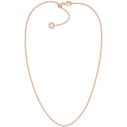 Adjustable Diamond Cut 18K Gold Vermeil Belcher Chain