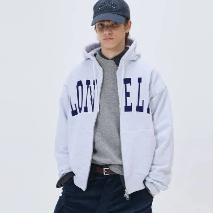 NOHANT lonely/LOVELY FELT HOODIE Zip-Up