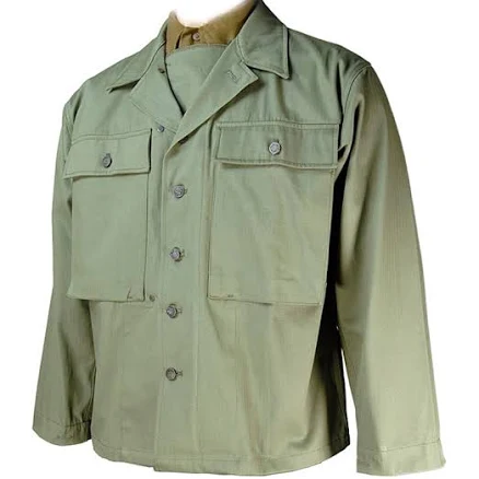 US GI HBT Fatigue Jacket 2nd Pattern WWII - Timeless Tailors