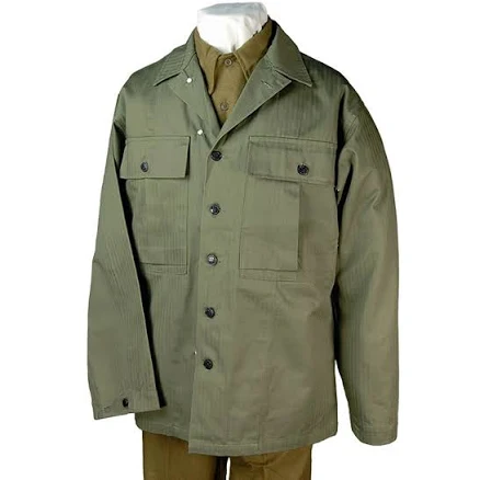 U.S. GI HBT Fatigue Jacket WWII - By-The-Sword