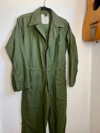 Vintage Military Boiler Suit Coveralls