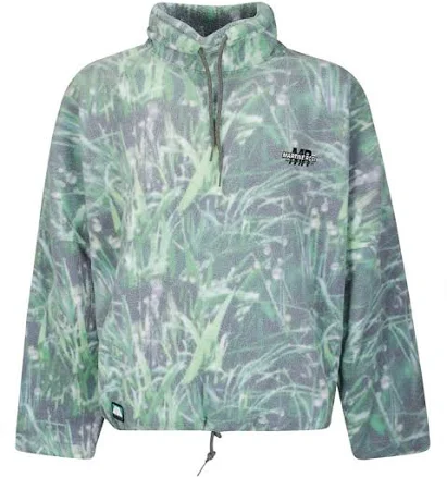 Martine Rose Grass Printed Drawstring Sweatshirt - M