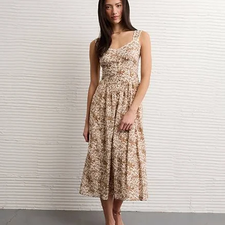 AE Sweetheart Corset Midi Dress