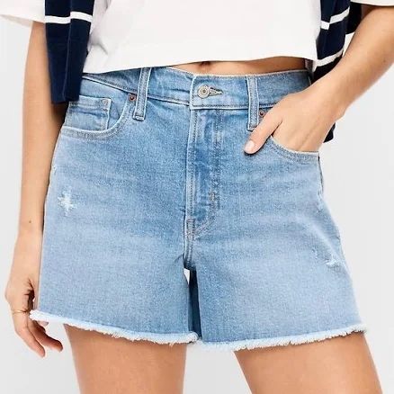 Old Navy Women's High-Waisted 4-Inch Jean Shorts