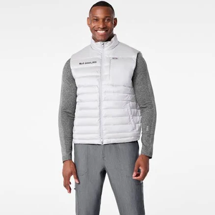 FIGS Men's Metallic Puffer Vest