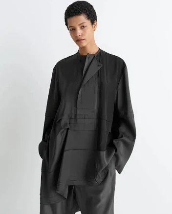 LEMAIRE Silk Blouse with Pleats