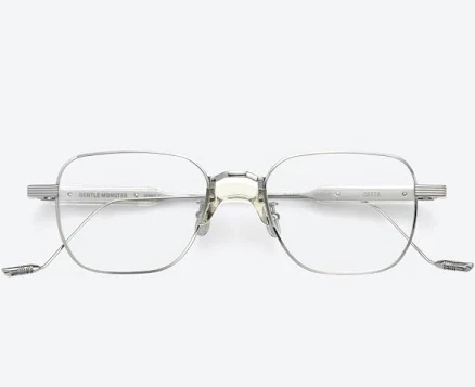 Gentle Monster Catta C2 Square Clear Lens Yellow Metal Frame Optical
