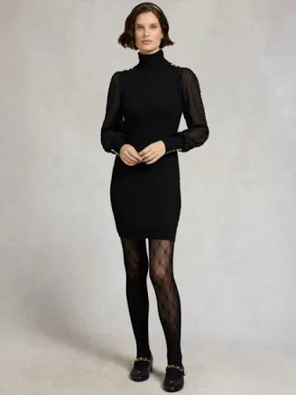 Holland Cooper Women's Monogram Sheer High Waist Tights
