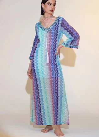Pho Firenze Mosaic Long Dress