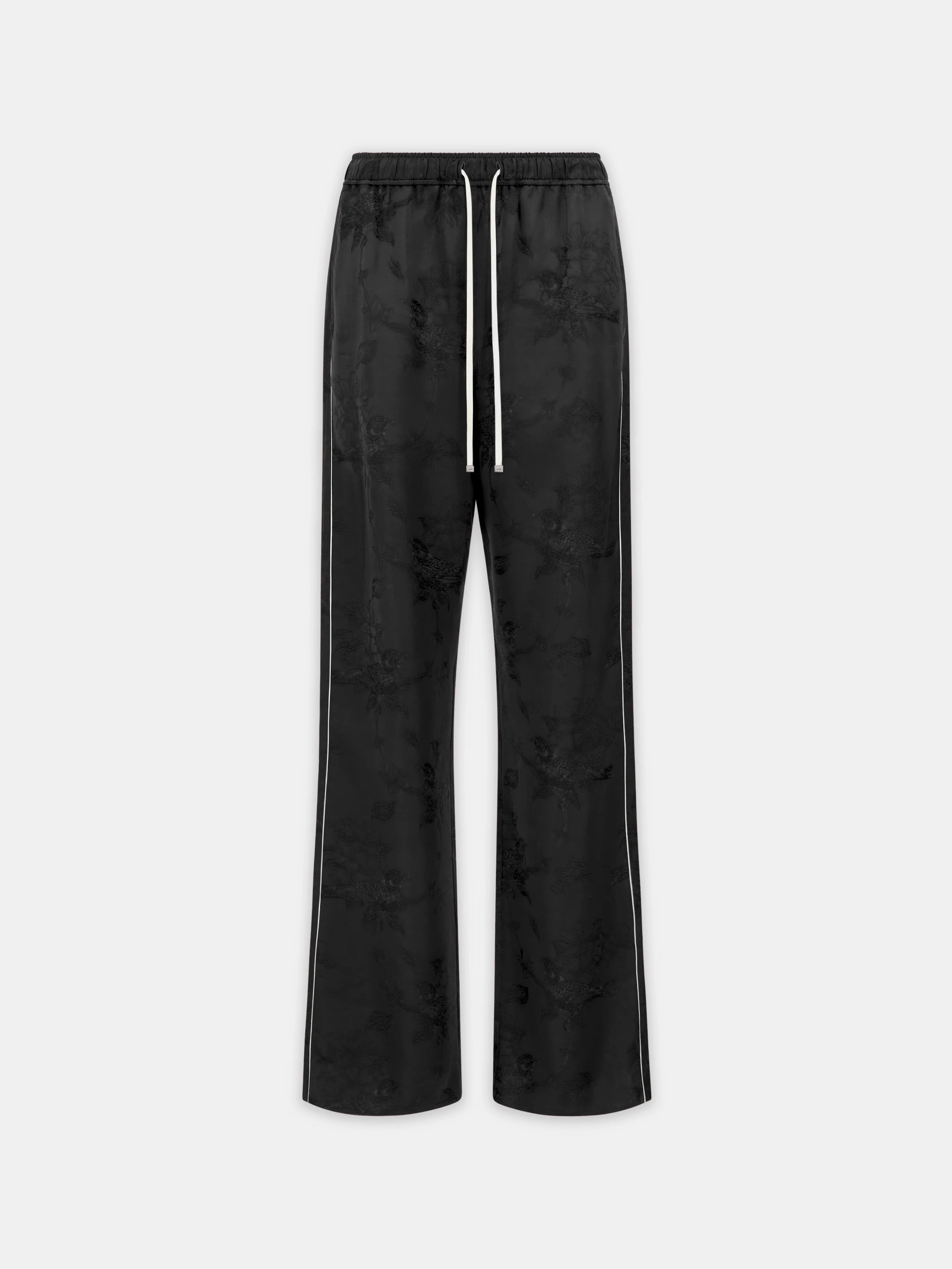 Floral Printed Jacquard Pants