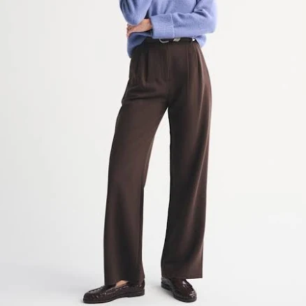Women's Abercrombie & Fitch A&F Sloane Tailored Wide Leg Pant