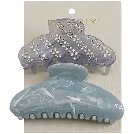 Emberly 2-Pk. Rhinestone-Embellished Hair Clips