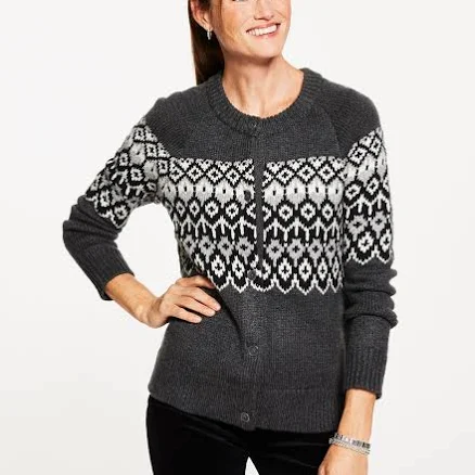 Women's Talbots Crewneck Cardigan Sweater