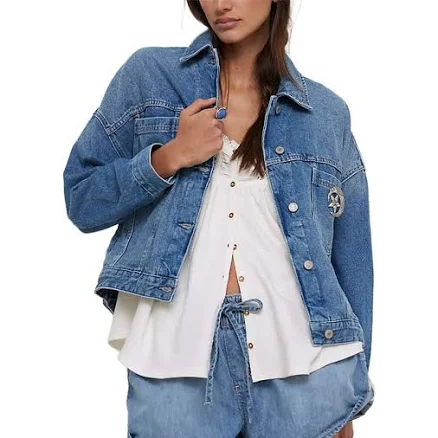 Free People Women's Opal Swing Denim Jacket