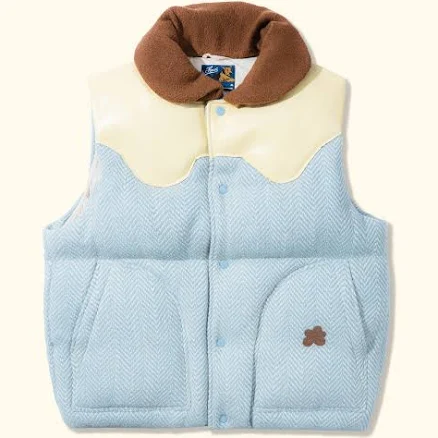 Herringbone Puffer Vest