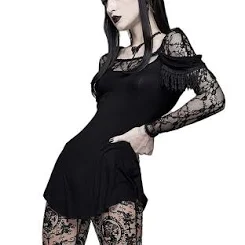 Bathory Women's Edwardian Cameo Mesh LeggingsBathory Women's Edwardian Cameo Mesh Leggings