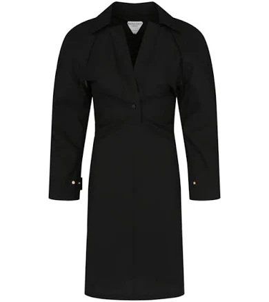 Bottega Veneta Women's Cotton-Blend Trench Midi Dress
