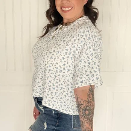 Daisyfield Henley Knit Top