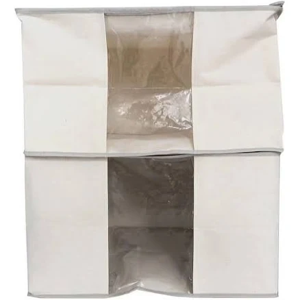 Mainstays 2pack Canvas Closet Storage Bag