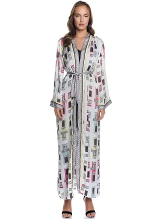Satin ROBE DRESS with Belt