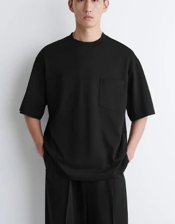 COS Men's Oversized Heavyweight Cotton T-Shirt
