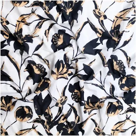Nicsessories Floral Headscarf - Square / Neutral