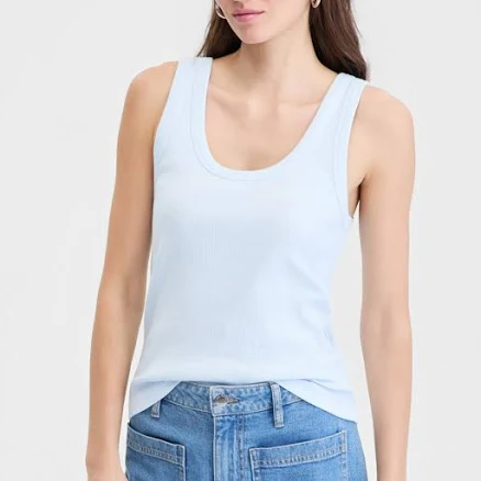 On 34th Women's Double Scoop-Neck Tank Top