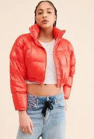 UO Taryn Cropped Puffer Jacket