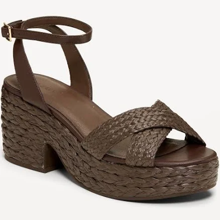 Old Navy Women's Raffia Platform Sandals