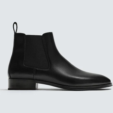 Zara Men's Pointed Chelsea Boots