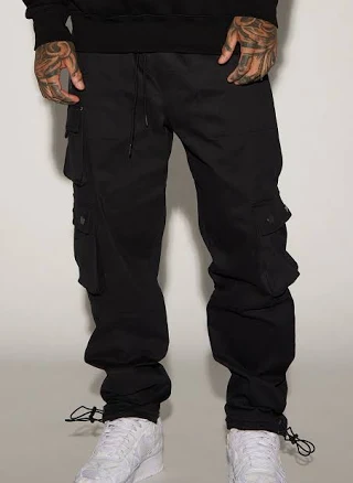 Fashion Nova Men's Roaming Twill Cargo Pants