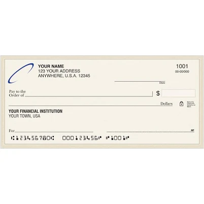 Custom Classic Business Checks | 100 qty | VistaPrint