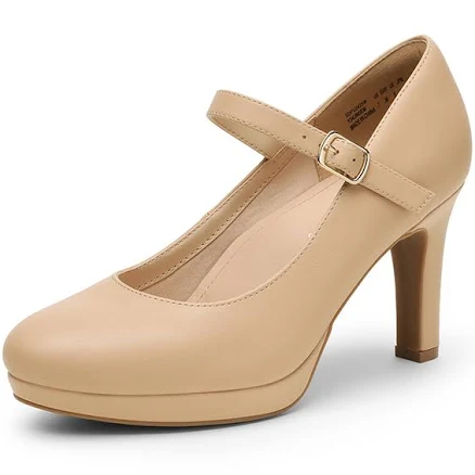 DREAM PAIRS Ascenda Mary Jane Platform Pumps