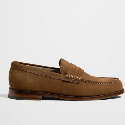 Men's Classic Suede Penny Loafers
