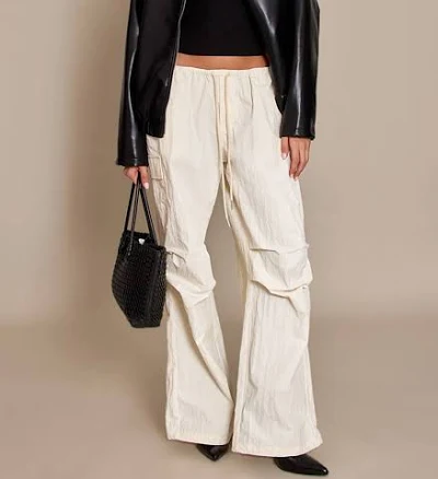 PrettyLittleThing Women's Parachute Oversized Cargo Pocket Trousers
