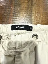 Jaded London Pants Ecru Parachute Cargo Pants Y2K XS