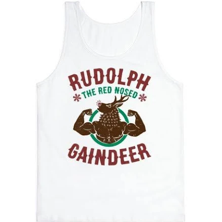 Rudolph The Red Nosed Gaindeer Tank Top