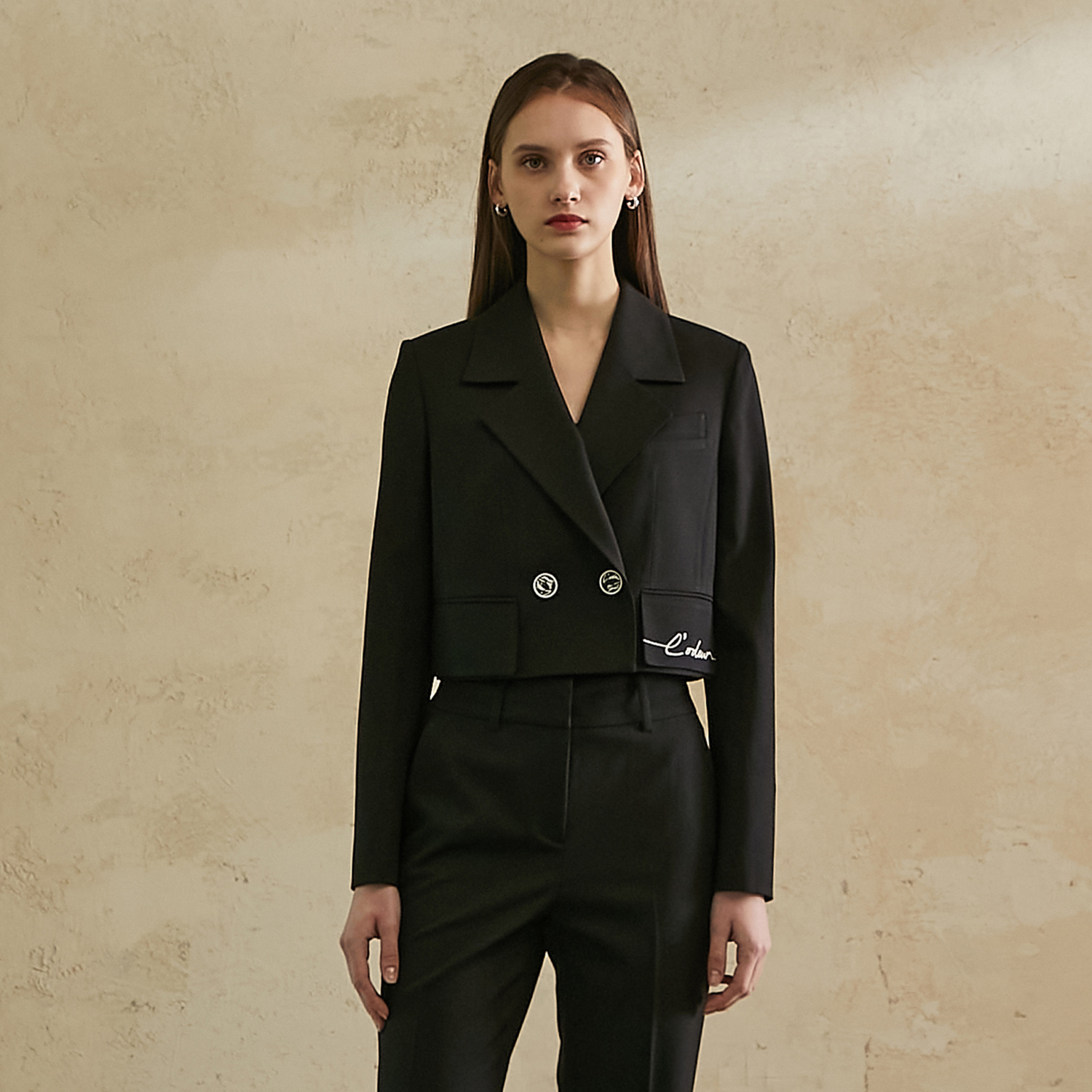 Tailored Cropped Jacket