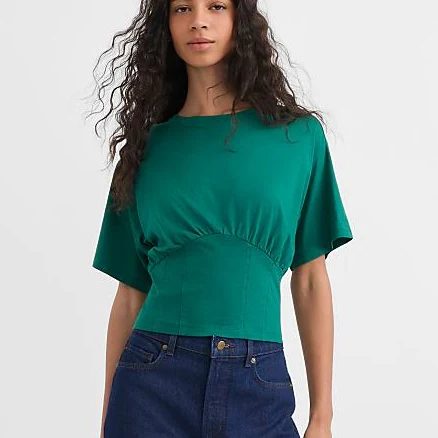 Loft Women's Corset Hem T-ShirtLoft Women's Corset Hem T-Shirt
