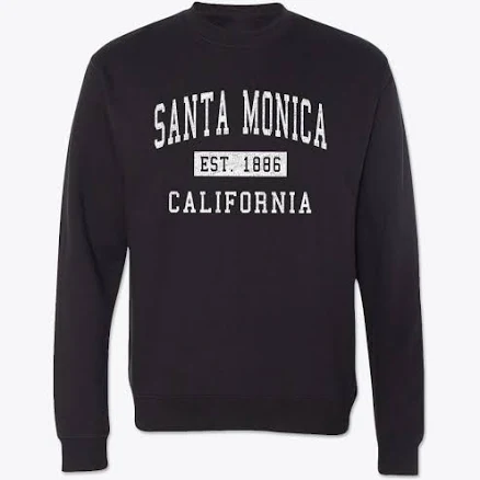 Santa Monica California Crewneck Sweatshirt