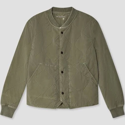 Quilted Bomber Jacket