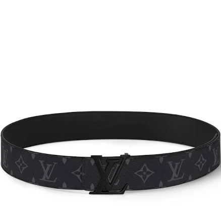 Louis Vuitton LV Initiales Monogram Eclipse Canvas Belt
