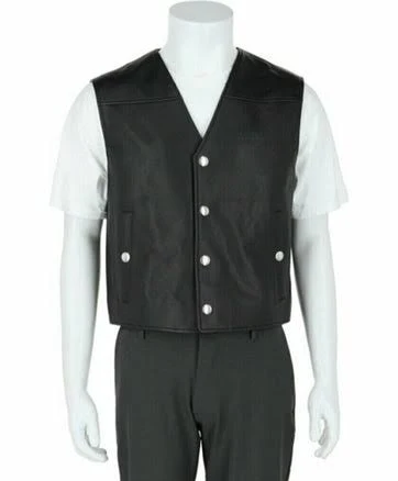 Givenchy Calfskin Vest w/ Tags in Black, Men's FR50 | L
