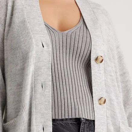 Quince Women's OverSized Baby Alpaca-Wool Cardigan Sweater