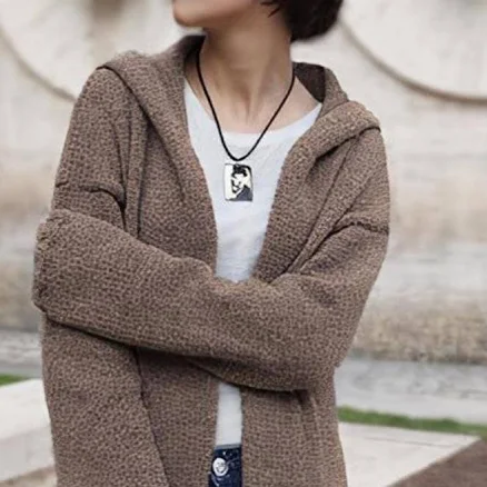 Alpaca Wool Knit Oversized Maxi Cardigan