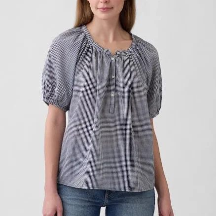 Gap Women's Oversized Puff Sleeve Top