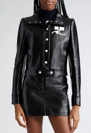 courreges Women's Vinyl Jacket
