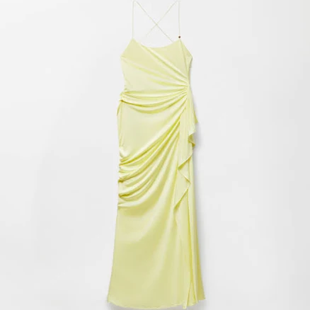 Versace Draped Viscose-Jersey Gown