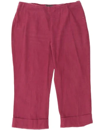 Roccobarocco Women's Cotton Straight Chino Trousers