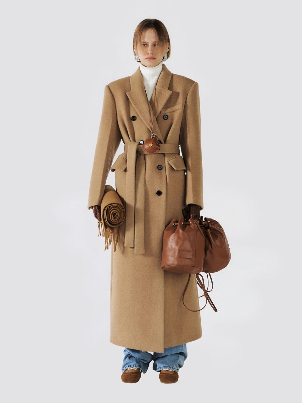 Tailored Oversized Long Coat
